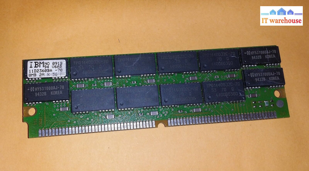 Ibm 11D2360Ba-70 8Mb 2Mx36 Edo Ram Memory