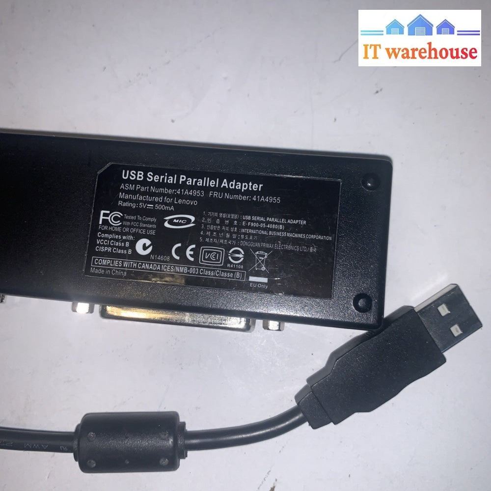 IBM 41a4955 - usb serial parallel adapter 41A4955