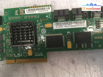 +IBM 44E8701 LSI Logic SAS3445E-R RAID Controller Card Server 3Gb/s L3-25139-00G