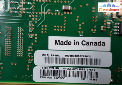Ibm 44V5556 57B9 Sas 3Gb 2-Port Pcie (X8) Ddr Raid Adapter @@@