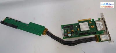 Ibm 44V5556 57B9 Sas 3Gb 2-Port Pcie (X8) Ddr Raid Adapter @@@