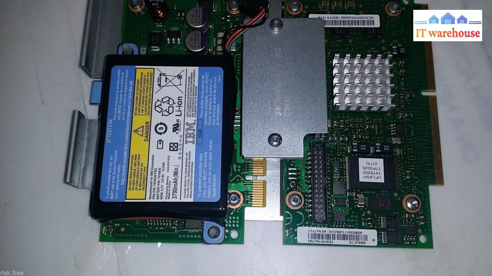 IBM 74Y2760 RAID AND CACHE STORAGE CONTROLLER 74Y2760