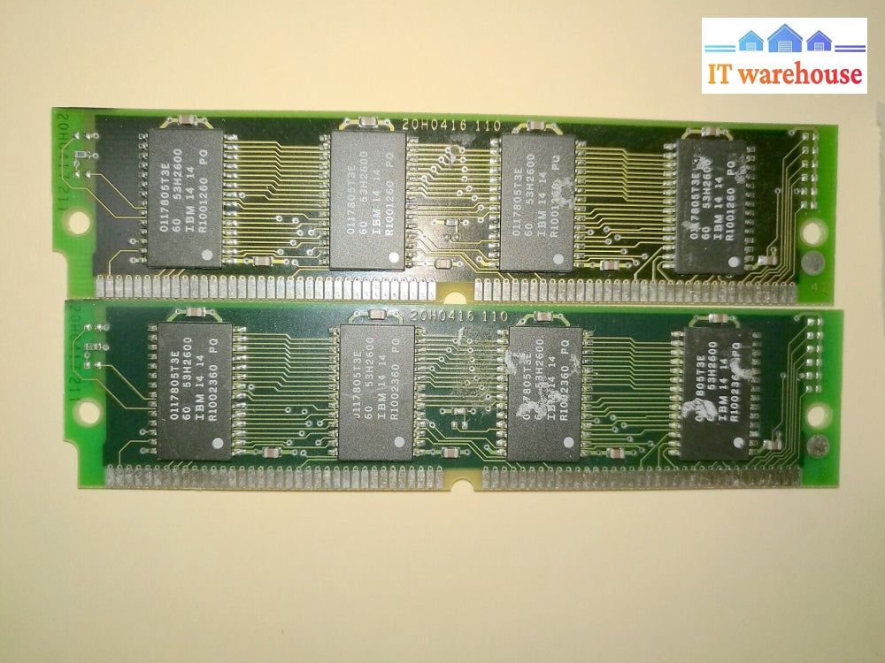 + IBM 8MB 2MX32 60NS 5.0V MEMORY RAM STICKS 92G7321 92G7320 @@@