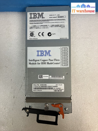 Ibm Intel Copper Pass Thre Module Blade 44W4486 Bn-Snffy 44W4485 ~