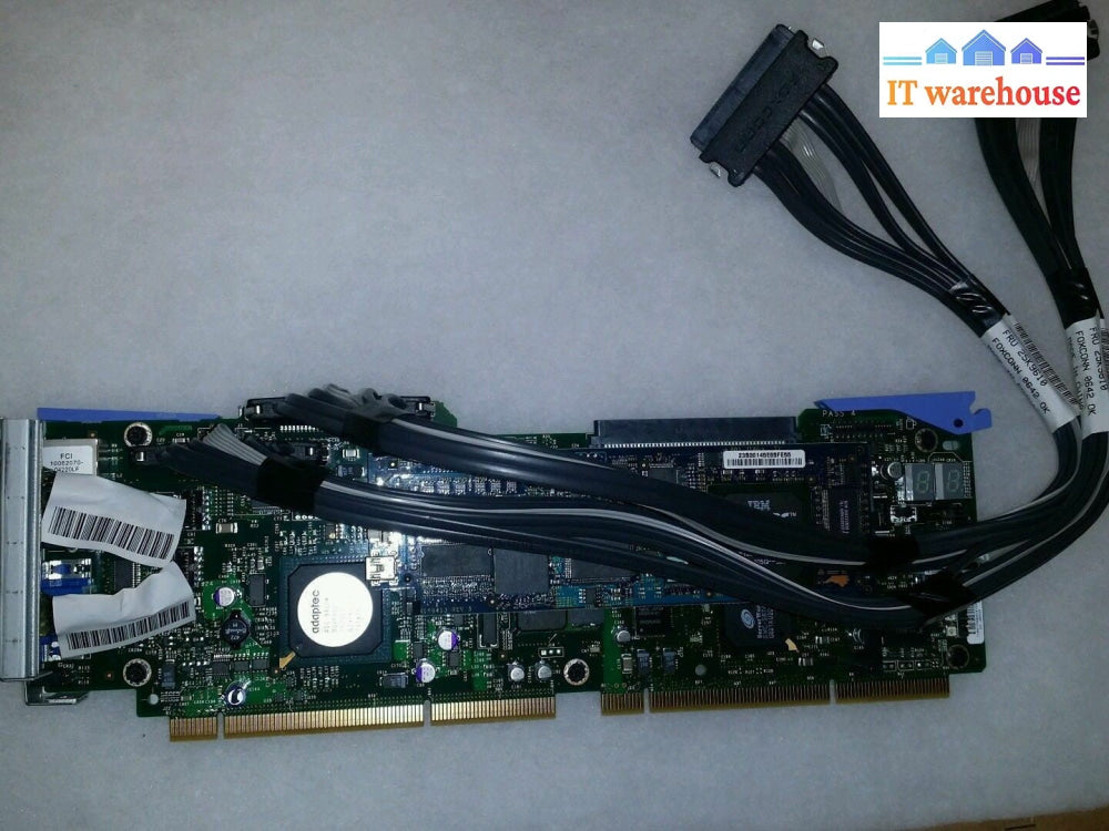 IBM INTEL DUAL PORT ETHERNET SERVER ADAPTER 42Y3152 card w/ 41Y9413 & Cables