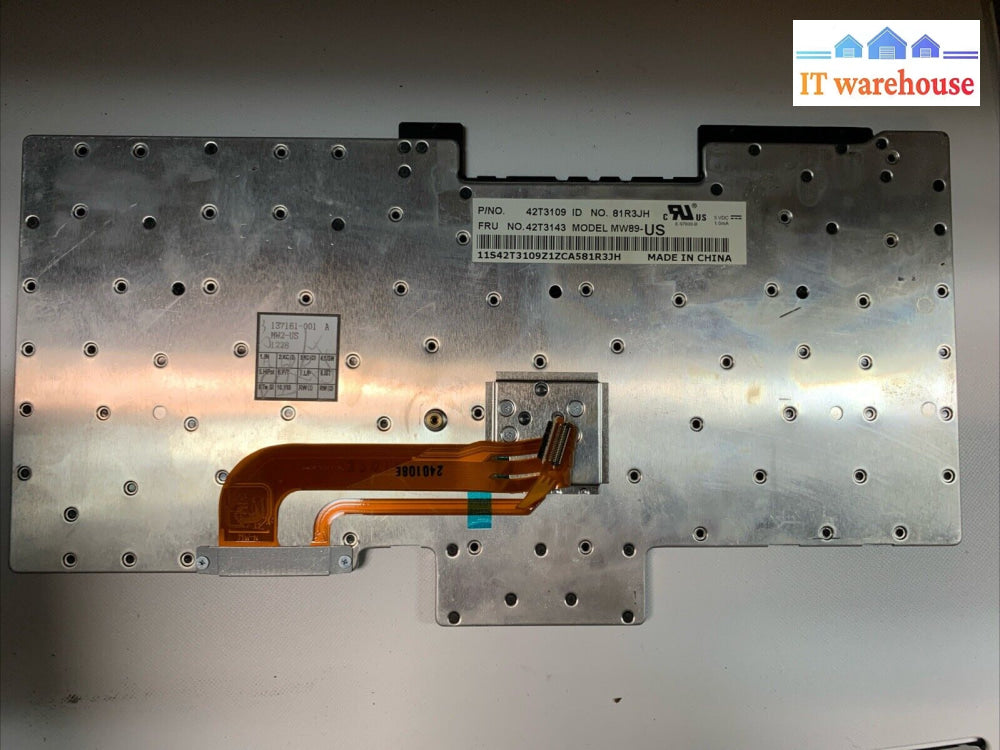 IBM Keyboard T61 R61 R61i T500 T400 R500 42T3143 42T3109