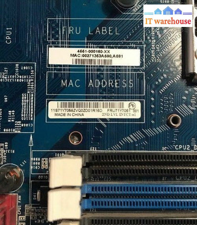 IBM Lenovo ThinkStation D20 PC System Motherboard 71Y7061 @@@