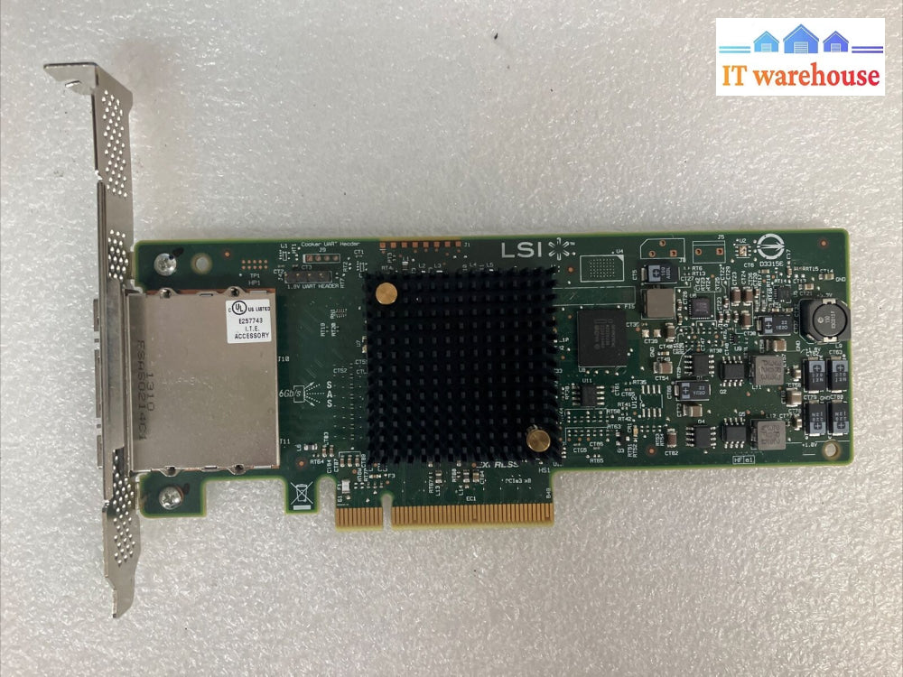 Ibm N2125 Sas Sata Pci-E 6G Controller 46C9011 - H3-25516-00E Sas9207-8E ~