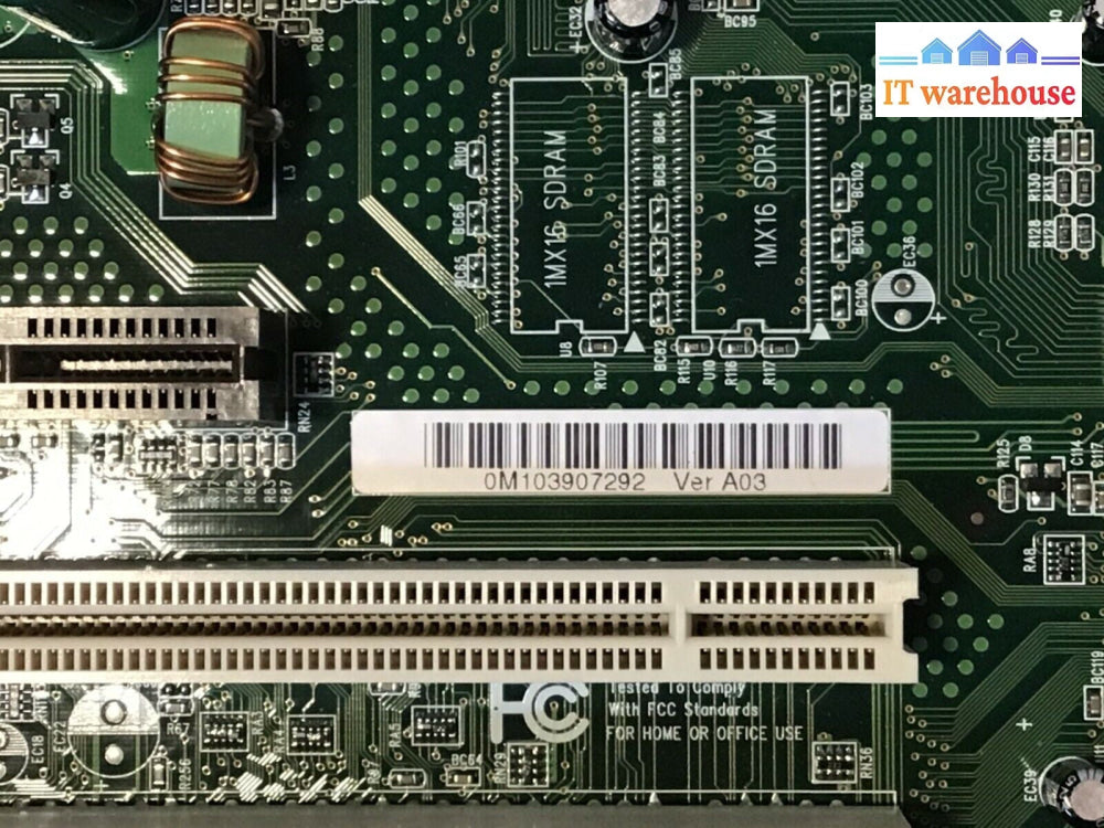 IBM NetVista 2276 52U Motherboard W/Pentium III 800MHz +Heatsink +Fan+I/O Plate 