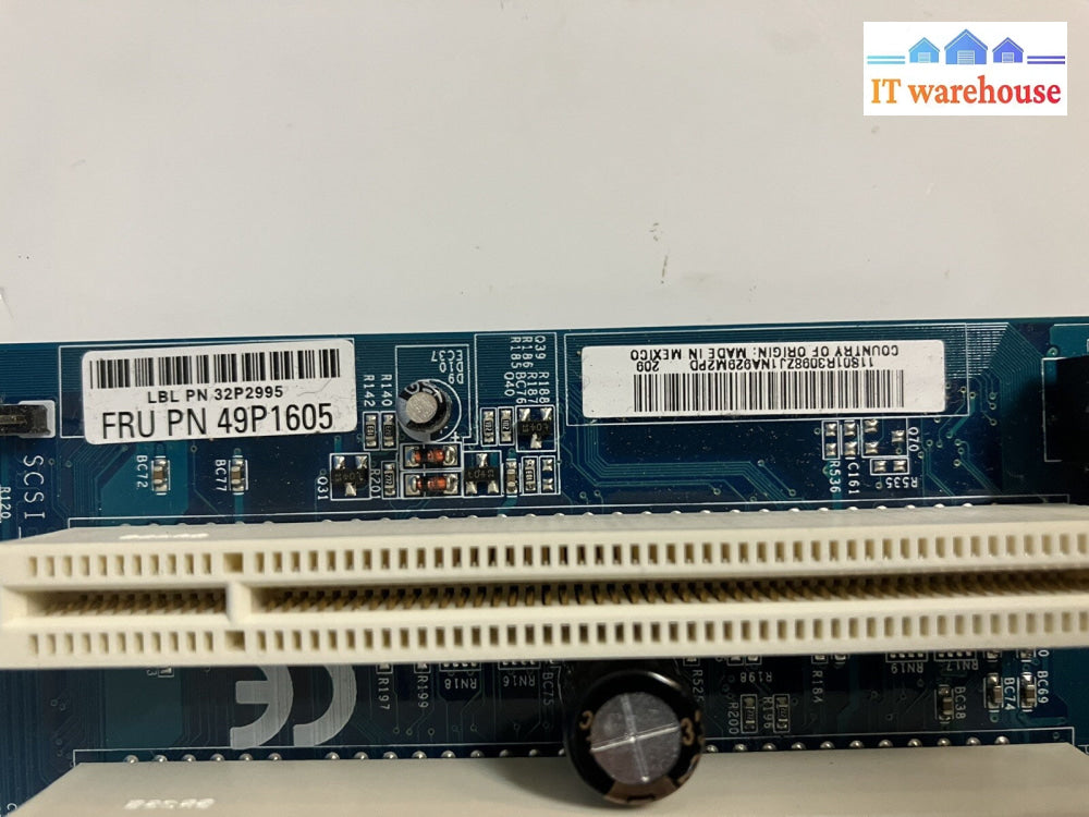 ~ IBM Netvista Motherboard FRU 49P1605 24P4810 W/ Intel Pentium 4 CPU & IO Plate