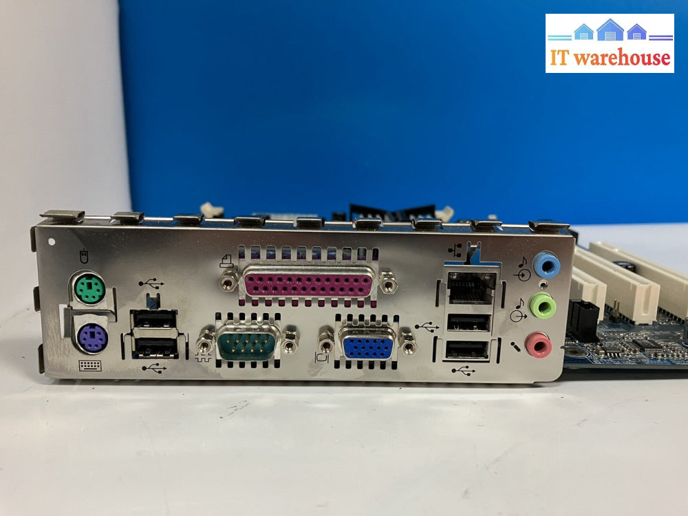 ~ IBM Netvista Motherboard FRU 49P1605 24P4810 W/ Intel Pentium 4 CPU & IO Plate