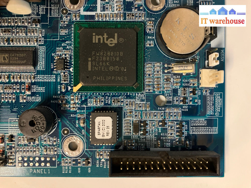 ~ IBM Netvista Motherboard FRU 49P1605 24P4810 W/ Intel Pentium 4 CPU & IO Plate