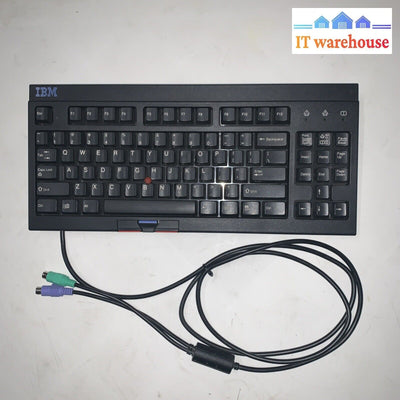 IBM SpaceSaver Keyboard RT3200 PS/2 Trackpoint 37L0888