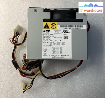 IBM ThinkCentre Power Supply AcBel API2PC23 200W SFF Power Supply P/N 49P2149 ~