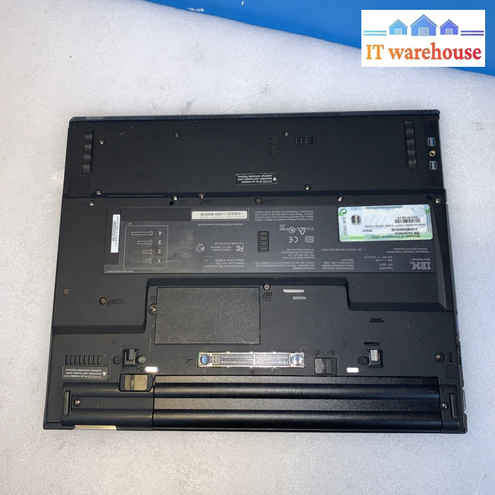 IBM ThinkPad T41 Laptop 14" PM 1.6GHZ 1GB (No hard drive/caddy/connector/cover)