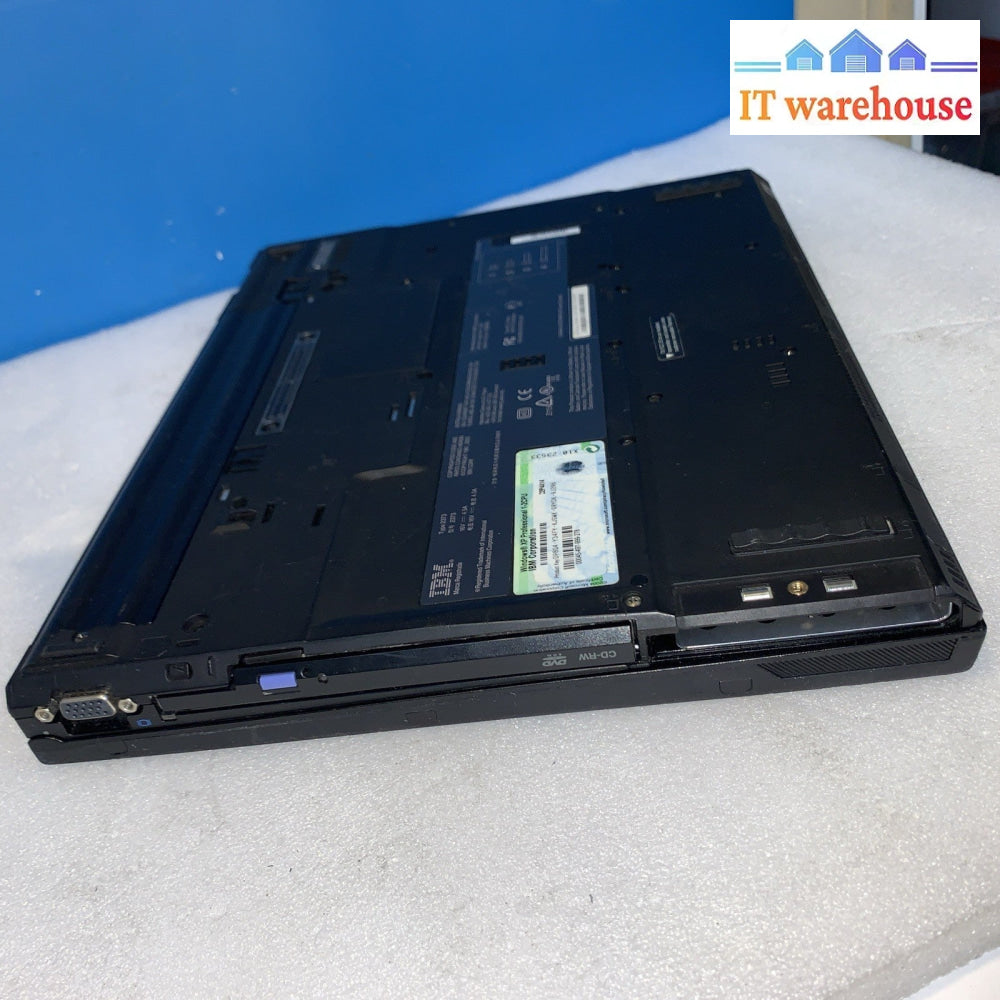 IBM ThinkPad T41 Laptop 14" PM 1.6GHZ 1GB (No hard drive/caddy/connector/cover)