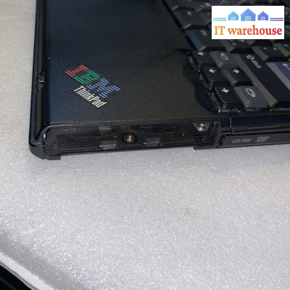 IBM ThinkPad T41 Laptop 14" PM 1.6GHZ 1GB (No hard drive/caddy/connector/cover)