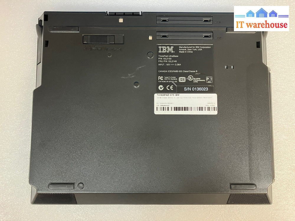 ~ IBM ThinkPad UltraBase 10L2150 (10L2149) For IBM ThinkPad 570 / 570E *Tested*