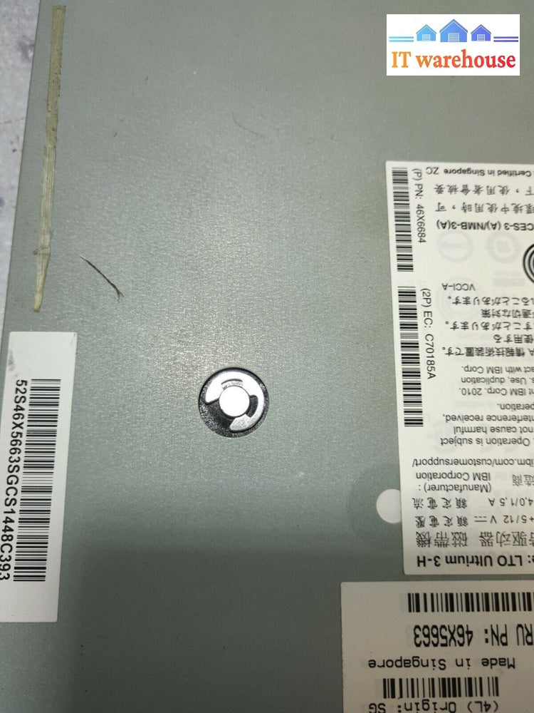 - IBM Ultrium-3 LTO 3-H SAS Internal Tape drive 95P8286  46X6684 Tested