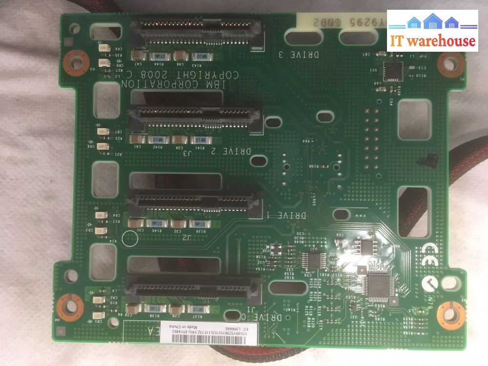 IBM X3200 M3 SAS SATA Backplane 49Y4462 & Raid Controller 49Y4737 & Cables