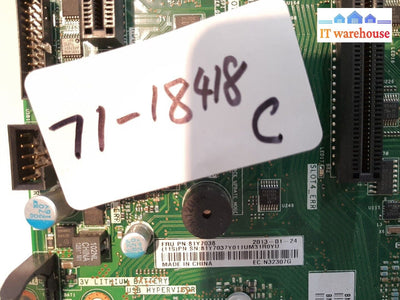 - IBM X3300 M4 system board 81Y7038 81Y7037