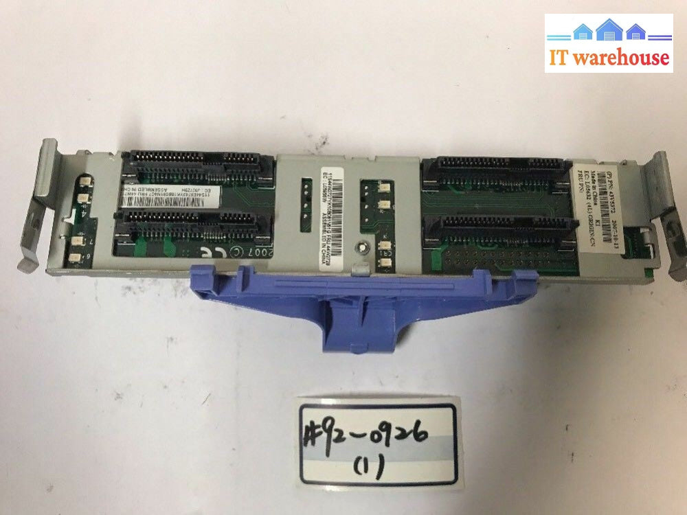 - IBM X3850 M2 Server 2.5" SAS SATA Backplane Board FRU 44W2728 43V5372 44E8743