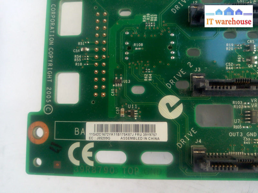 - Ibm Xseries X3400 X3500 M1 Server Backplane 39Y9757 @@@