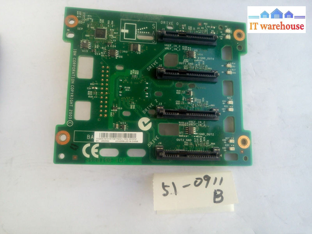 - IBM XSERIES X3400 X3500 M1 SERVER BACKPLANE 39Y9757 @@@