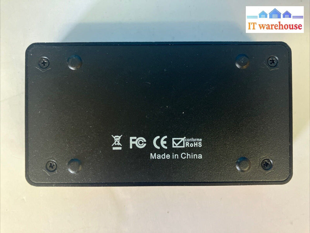 iCAN 4K HDMI USB KVM Switch 2x1 With One Cable & AC Adapter ~