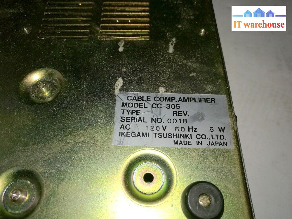 +IKEGAMI CABLE COMP.AMPLIFIER CC-305