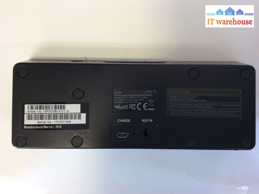 ilUV MobiTour Portable Wireless Stereo Bluetooth Speaker iSP202, Good Battery