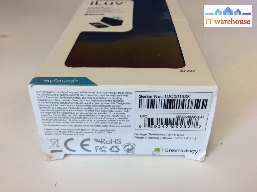 ilUV MobiTour Portable Wireless Stereo Bluetooth Speaker iSP202, Good Battery