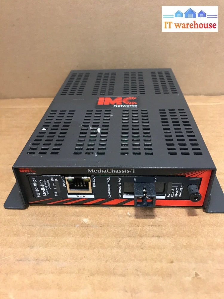 IMC Networks MediaChassis/1 with MediaLinX Swithing Converter 1550 XMT/1310 RCV