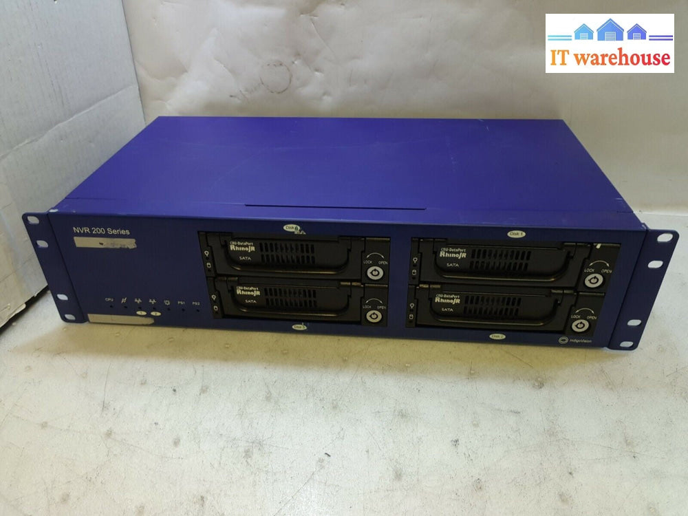 Indigovision NVR 200 Series 4 Disk SATA Storage VP851W53 (No hard drive, AC )