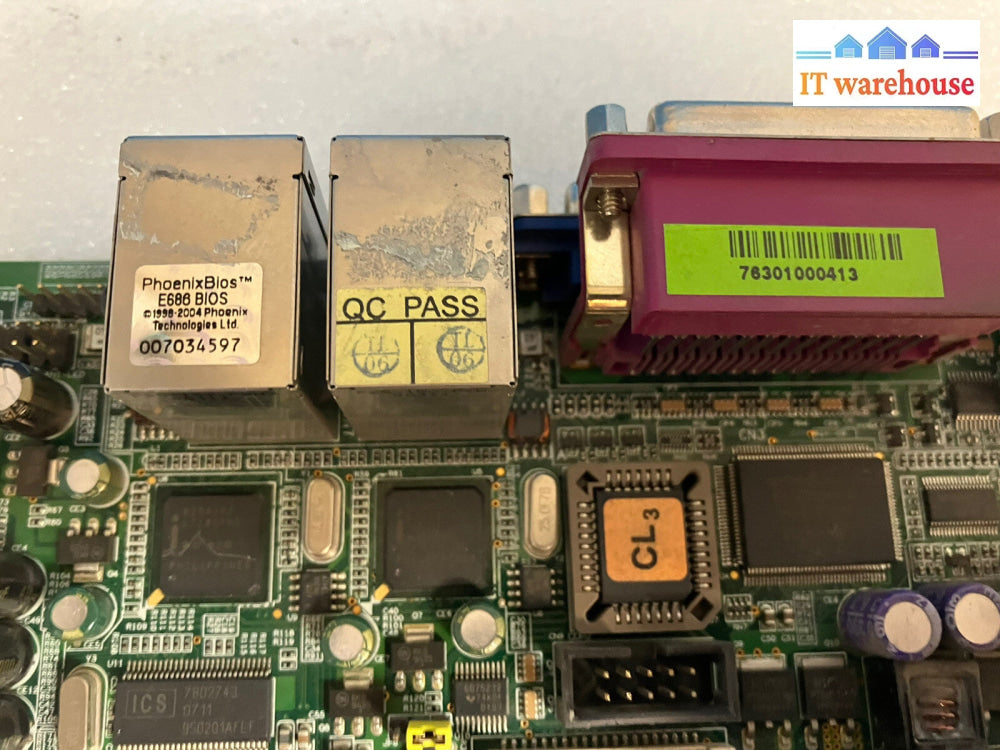 ~ Industry motherboard IP-4MTS6B dual network port W/ Intel Celeron SL86J