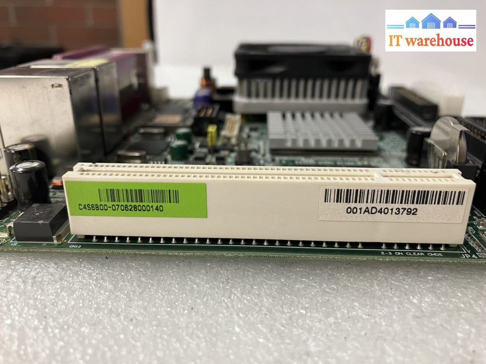 ~Industry motherboard IP-4MTS6B dual network port W/ Intel Celeron SL86J + Plate