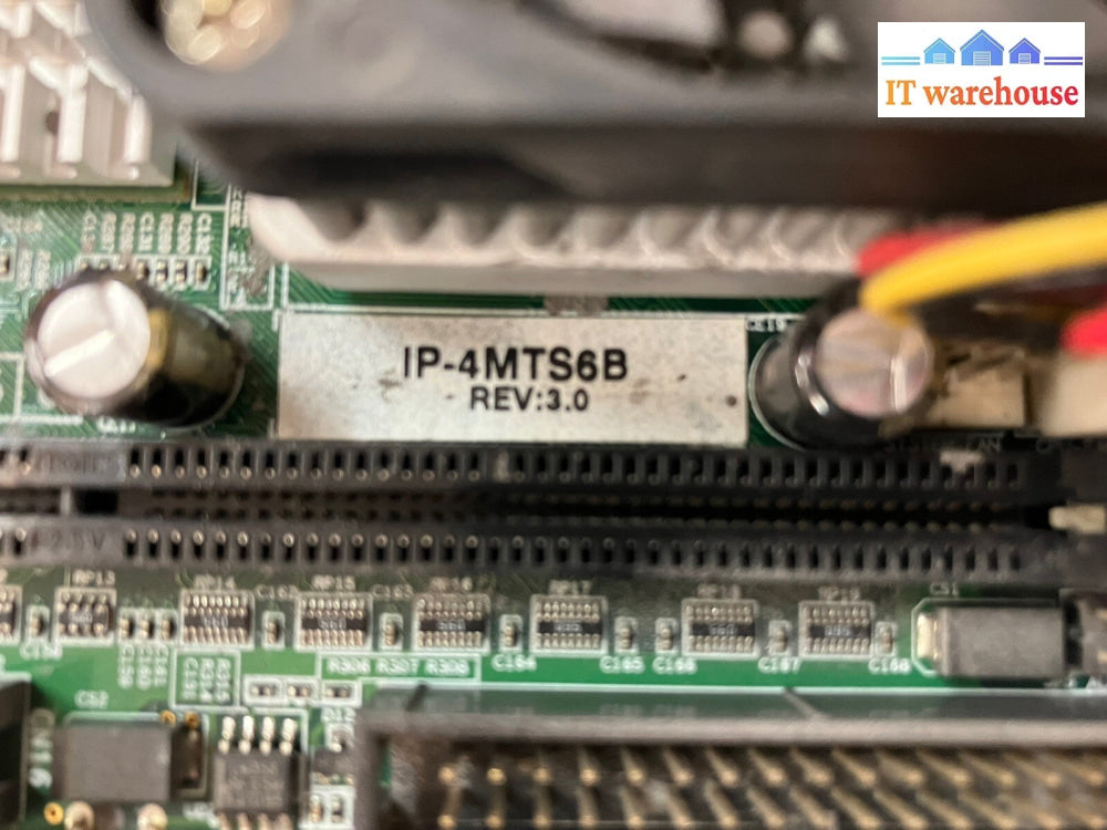 ~Industry motherboard IP-4MTS6B dual network port W/ Intel Celeron SL86J + Plate
