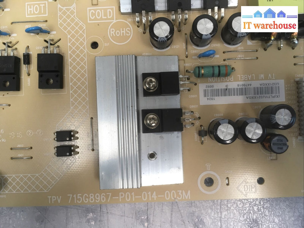+ Insignia Tv Pltvij321Xxga Power Supply/Led Driver Board 715G8967-P01-014-003M