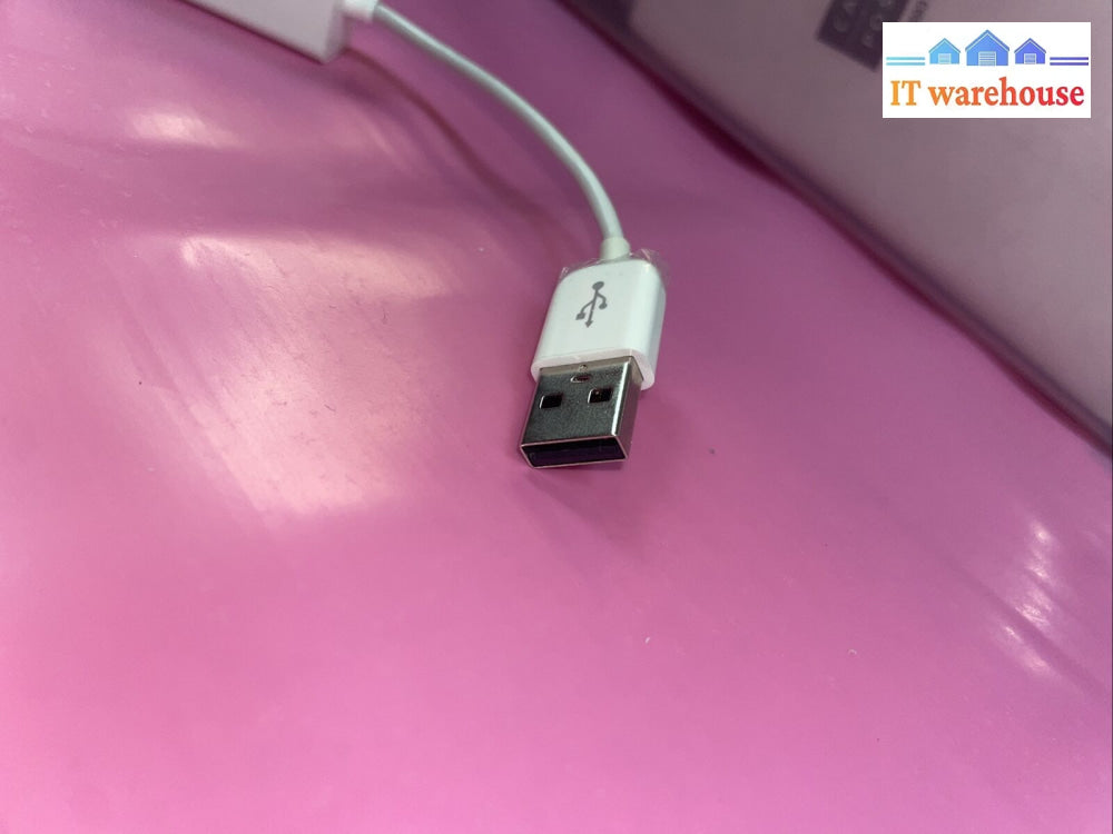 Insignia Usb 2.0 To Rj45 Ethernet Network Adapter For Mac Os/ Windows Pc Laptop