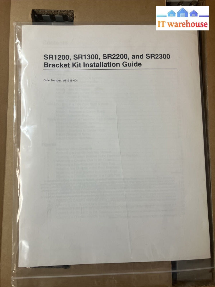 ~ Intel A85509-001 Server Rail Bracket Kit For SR1200, SR1300, SR2200, SR2300