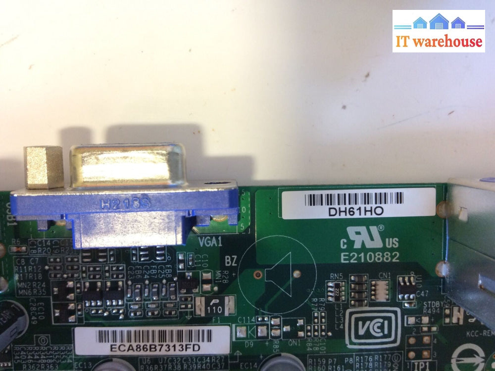 INTEL AA G62445-102 DH61HO SOCKET 1155 Motherboard & I/O SHIELD, fully TESTED