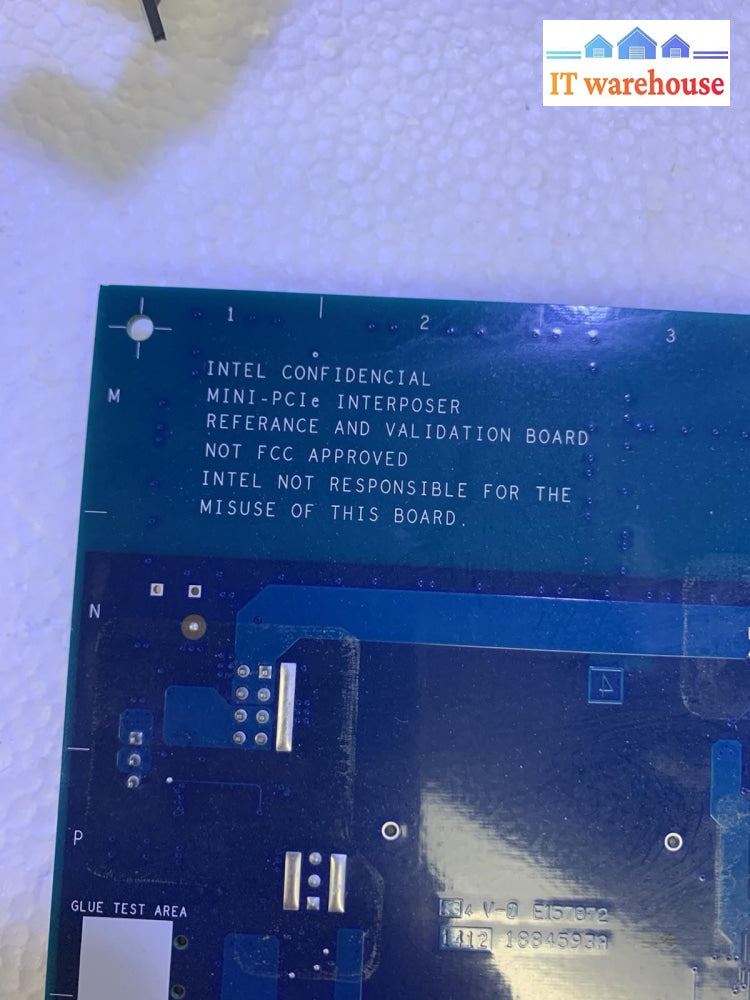 Intel Confidential Mini-PCIe Interposer Validation Board w/ 6205 WiFi Card AS-IS