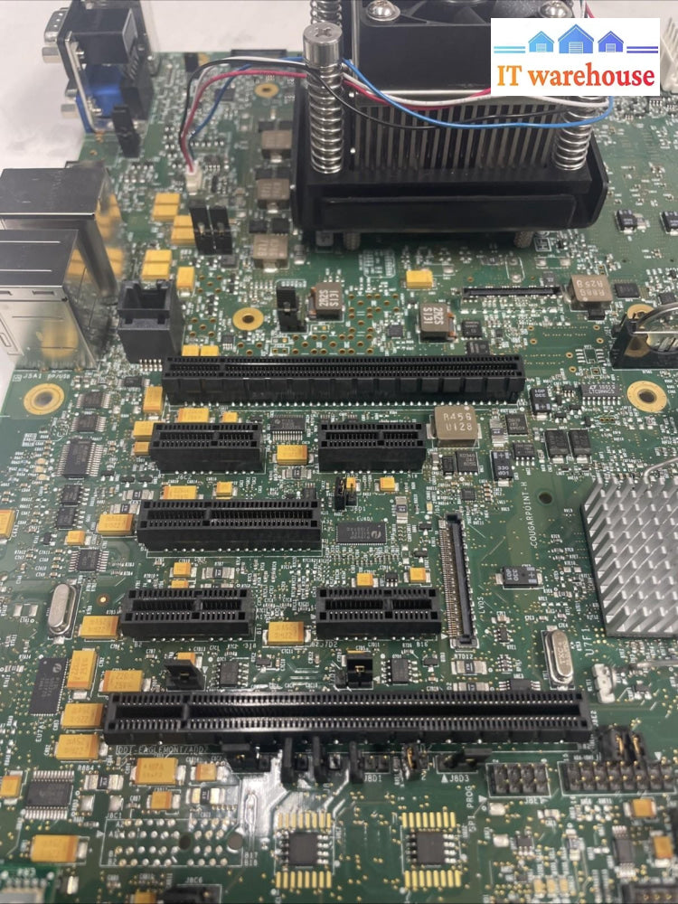 Intel cougarpoint-h g16412-001 j4j1 motherboard with IO plate and CPU +