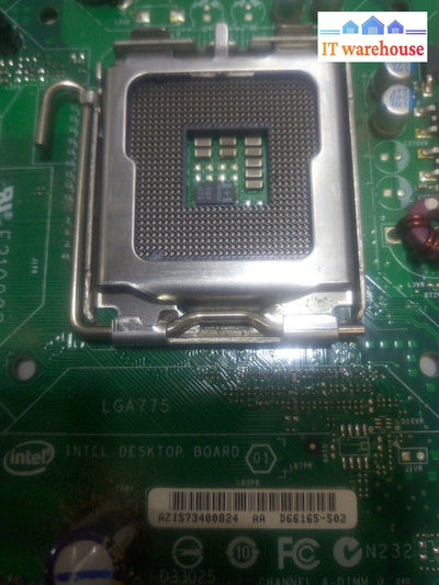 - Intel D66165-502 LGA775  Motherboard w   I/O PLATE