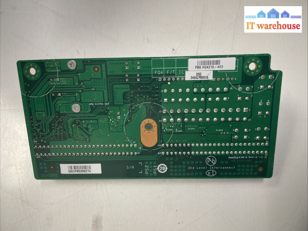 Intel DA0S6CTB4D0 Backplane Board +