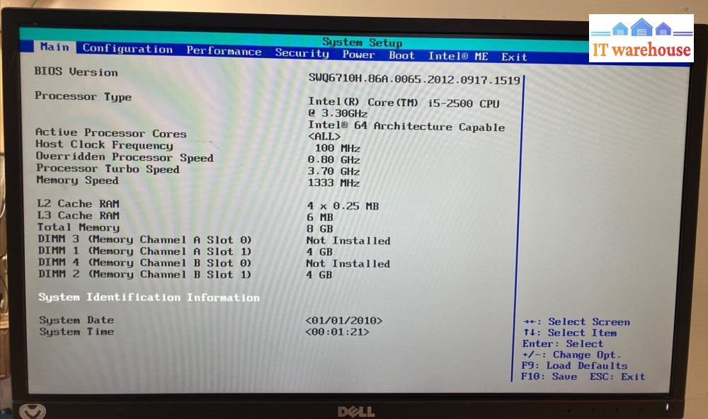 ~ Intel Desktop Motherboard AA G12527-310 LGA 1155  & I/O Shield (NO CPU)