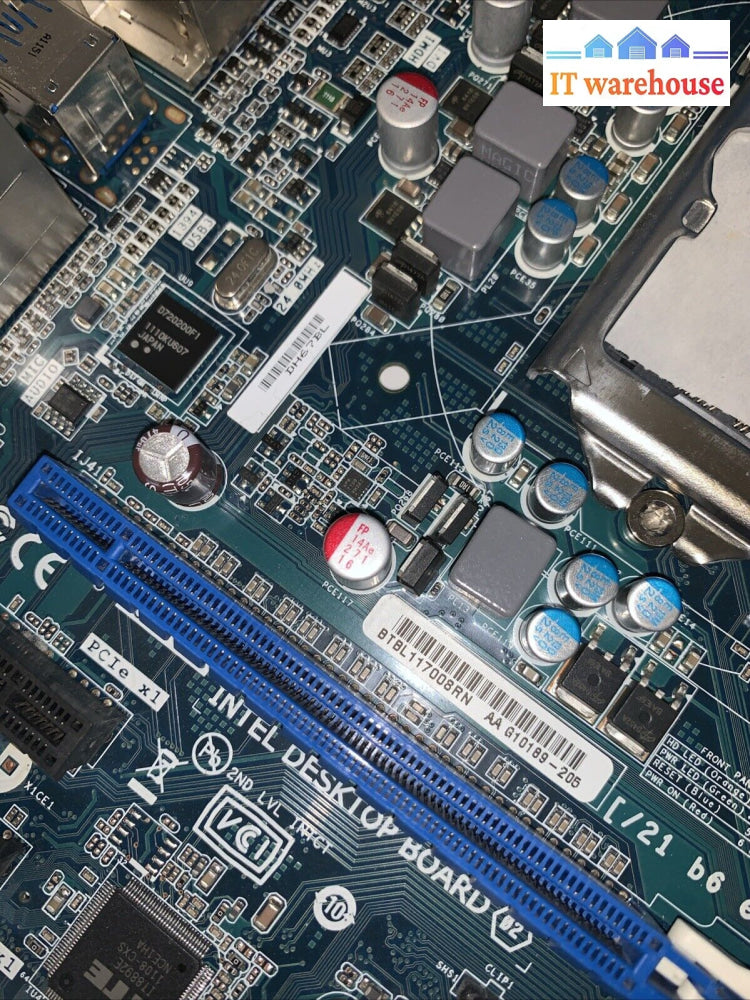 INTEL DESKTOP MotherBOARD DH67BL G10189-205 HDMI USB 3.0