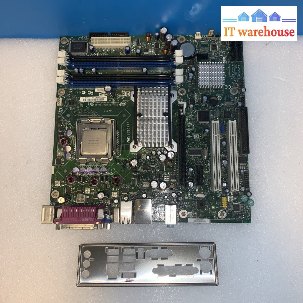Intel DG965SS D41678-308 Skt 775 Motherboard With Dual Core E4600 2.4 GHz Cpu