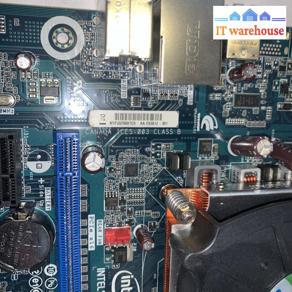 Intel DH55PJ E93812-301 LGA1156 Motherboard 1156 DH55 + i3-530 CPU /heatsink fan