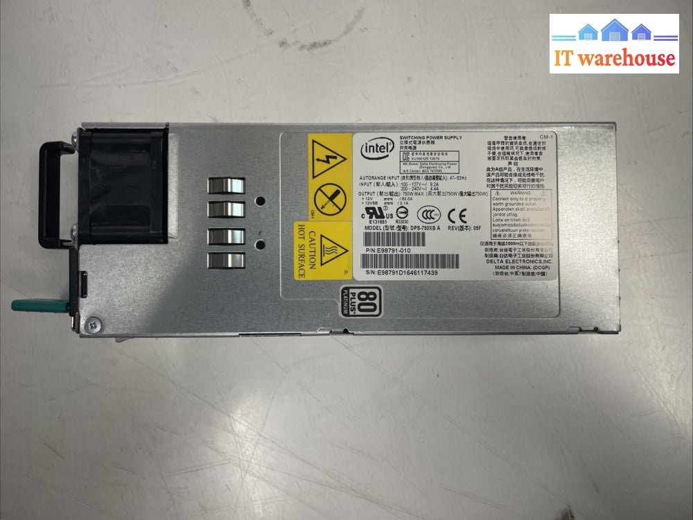 Intel DPS-750XB A 750W 80 Plus Platinum  Power Supply  +